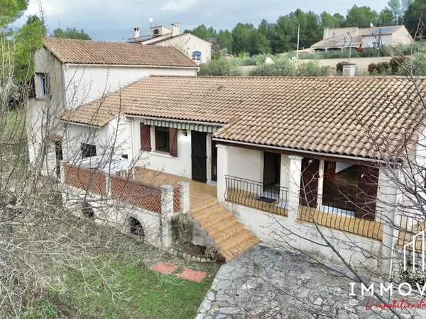 Maison + T2 de 135m² avec garage et parcelle de 620m²