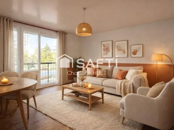 Appartement 3 pièces 62 m²
