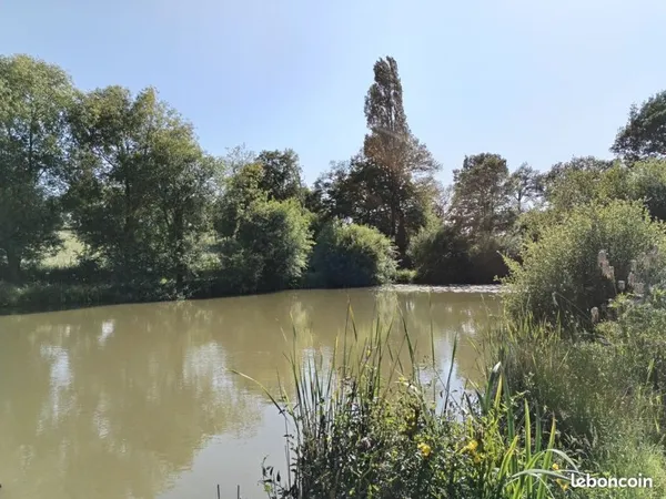Étang et terrain de loisir