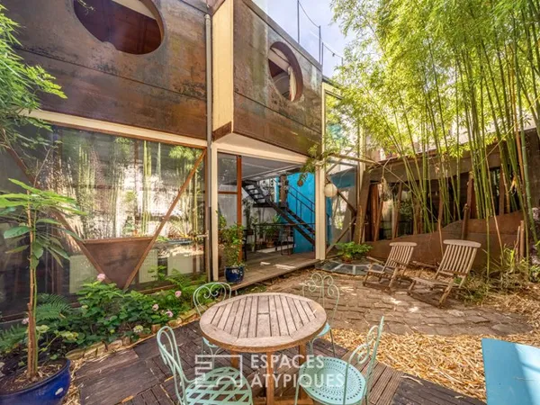 Esprit bateau avec jardin - Quartier des Gobelins