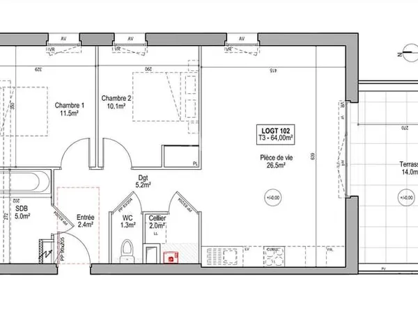 Appartement avec jardin Saint Hilaire De Riez 3 pi