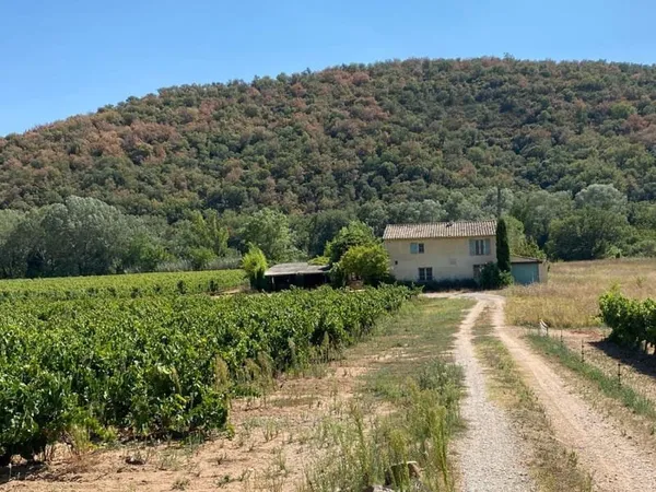 LES ARCS, maison de campagne en pierres dans les vignes