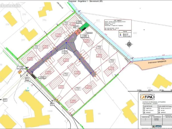 Terrain viabilisé 500m² SEVREMONT