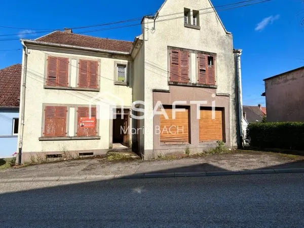 Maison et grange attenante