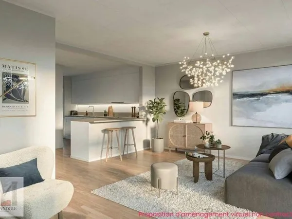 Appartement 2 pièces 39 m²