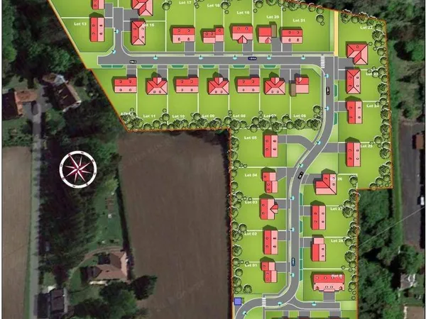 Terrain constructible 599 m²
