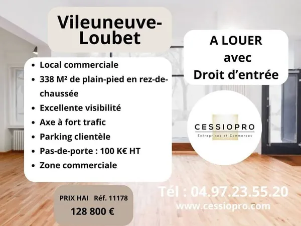 Local commercial 338 m²