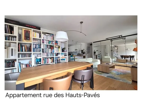 3 pièces entièrement rénové - Matériaux haut-de-gamme - Au coeur de la rue des Hauts-Pavés