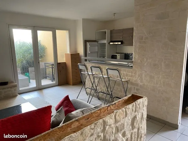 Appartement 2 pièces avec terrasse et jardin