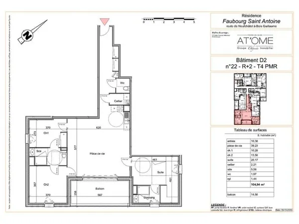 Appartement (T4) - 104.84