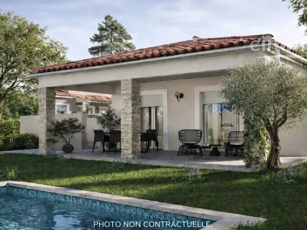 Villa neuve avec piscine et garage. FRAIS DE NOTAIRE REDUITS