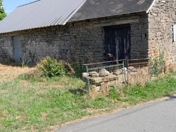 Terrain avec longère