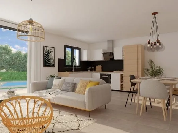 Maison 3 pièces 80 m²