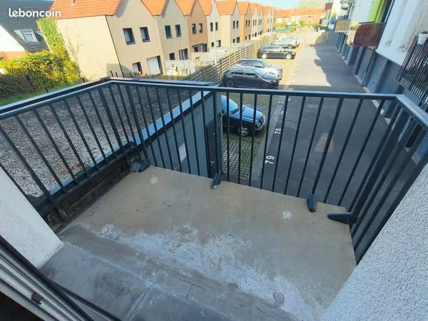 Pont a marcq appartement t2 avec parking dans residence securisee