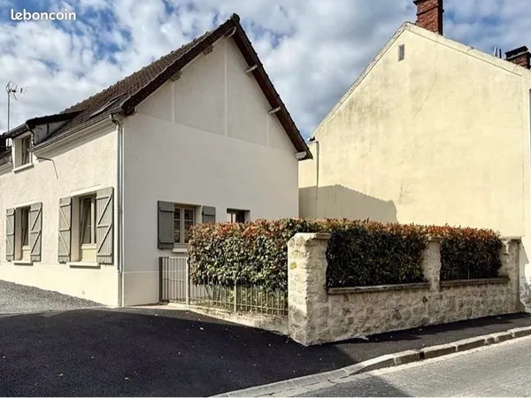 Maison, 2 chambres, jardin à Thiers-sur-Thève, village au sud de Senlis,
