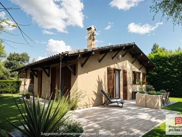STE HELENE Centre - Maison de plain-pied avec jardin de 1000 m², 4 chambres et garage double