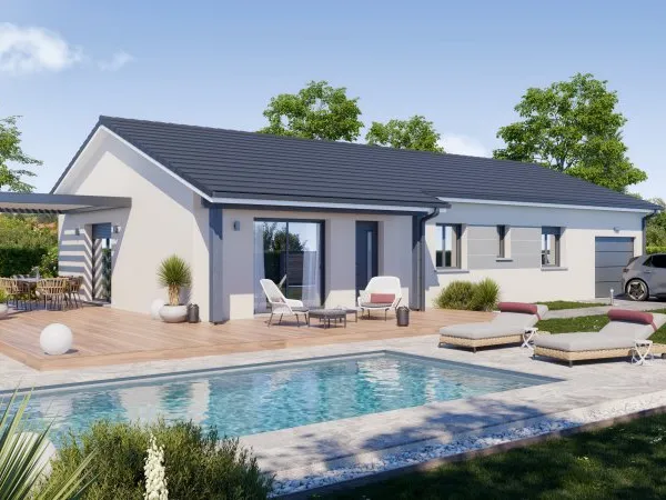 Terrain + maison 90 m²