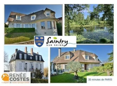 Vente en nue propriété - F84-H87 ans - SAINTRY SUR SEINE (91250)