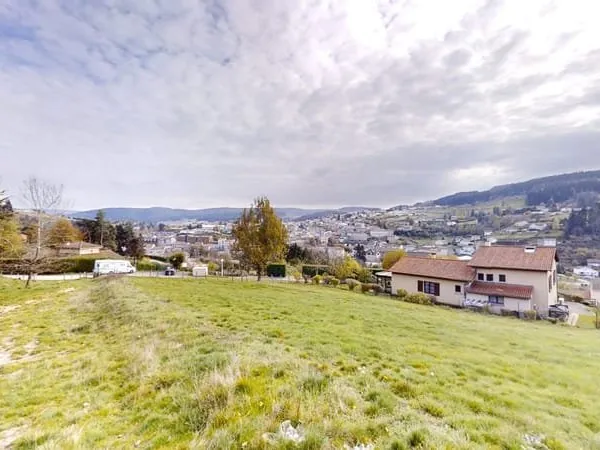 Dunières, terrain à bâtir 7000 M 2 viabilités en bordure ple