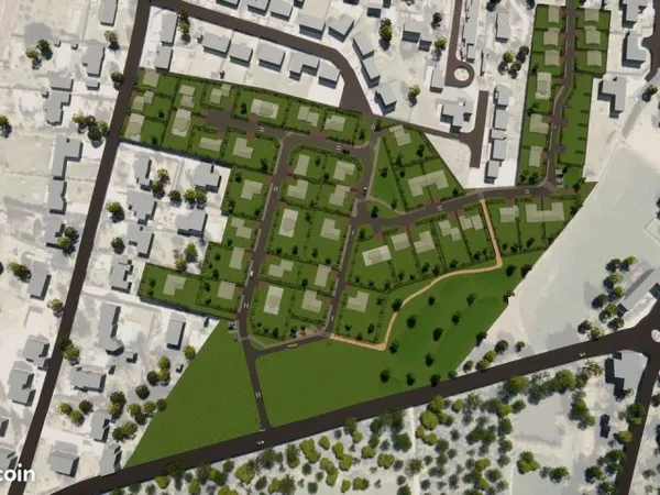 Terrain viabilise bignoux 486 m²