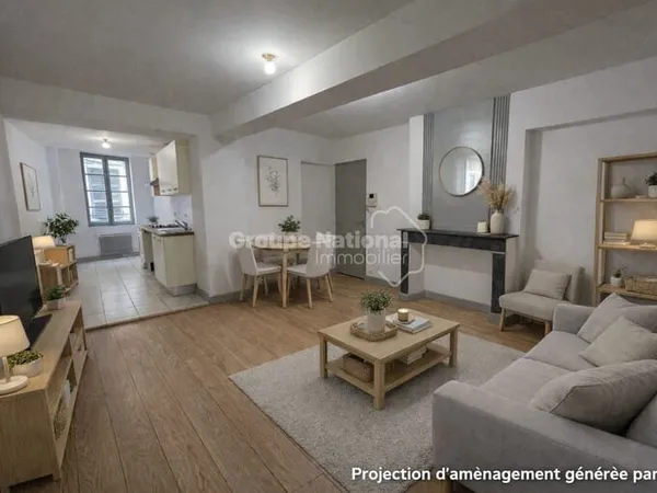 À louer Appartement T2 en centre-ville à CARPENTRAS