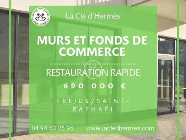 À Vendre - Murs et Fonds de commerce - Fréjus / St-Raphaël