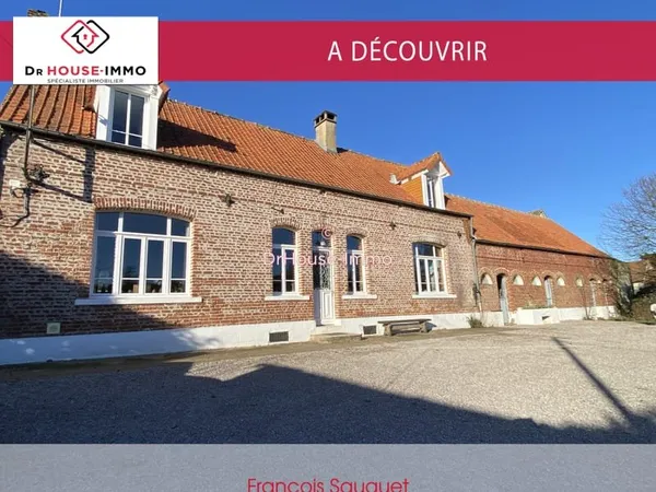 Charmante Ferme Picarde avec Potentiel Gîte dans la Vallée de la Course