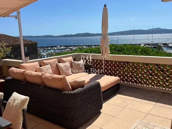 Appartement à vendre superbe vue mer face à Saint Tropez