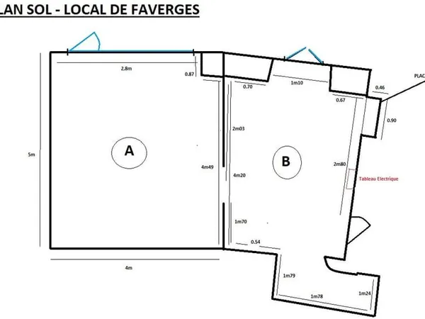 Droit au bail au centre de Faverges !