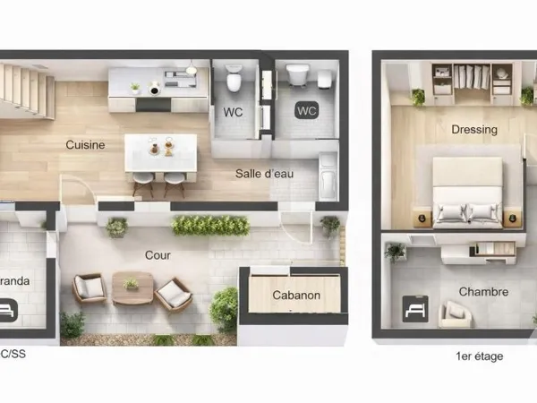 Maison 6 pièces 78 m²