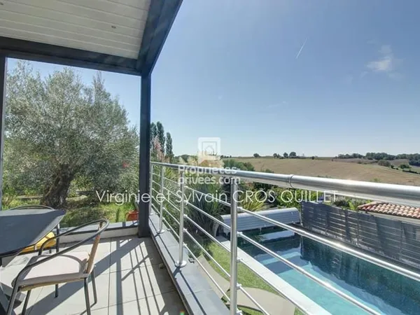Villa T5 contemporaine Montastruc La Conseillere 160 m²