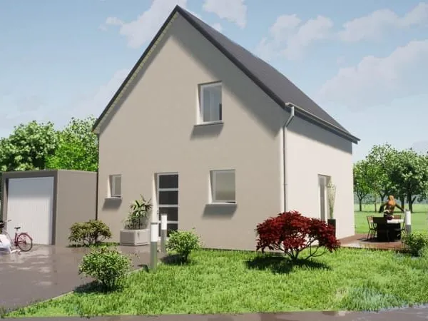 Maison avec garage sur terrain idéalement situé dès 295 000€ secteur Ensisheim