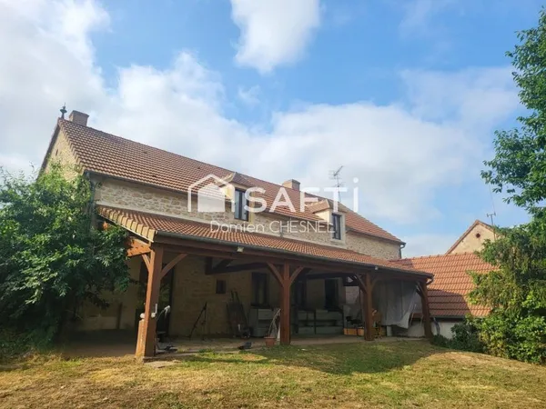 Maison de caractère 239m² avec étang et presqu'île sur 1,3 ha arboré