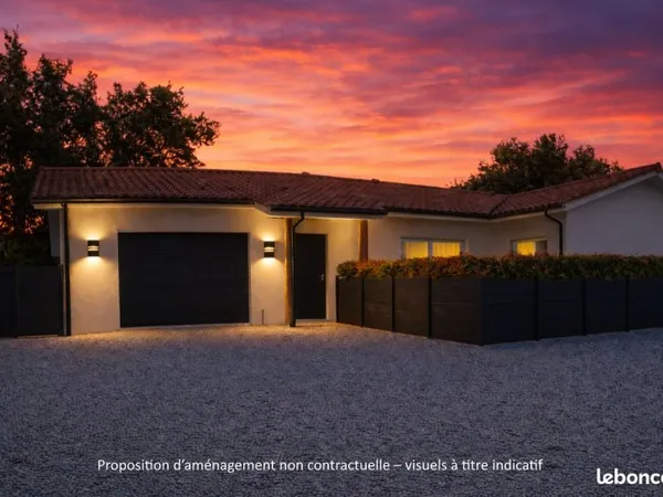 Maison neuve de plain-pied - Centre Biscarrosse - Calme absolu
