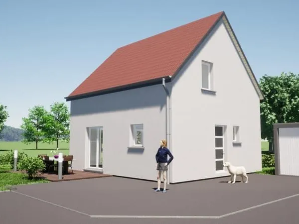 Maison avec garage sur 3.5 ares à 15 MN de COLMAR secteur 68320