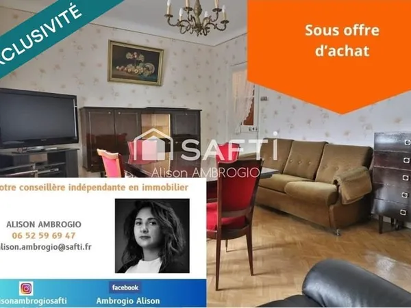 Maison de 103m² avec jardin, cave et garage