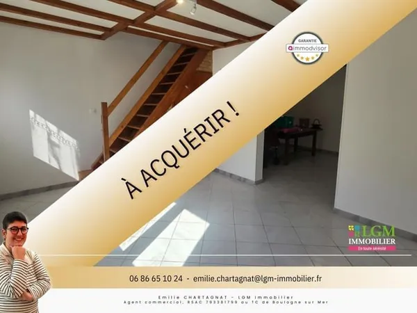 Maison 2 chambres rénovée à Calais - 65 m² - DPE C - Idéal investisseur / 1er achat