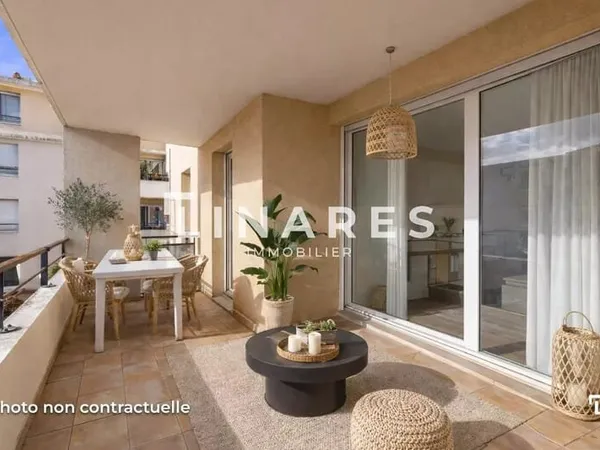 COEUR VILLAGE - Appartement T2/3 51m2 - Terrasse - Garage - 13012 LES 3 LUCS