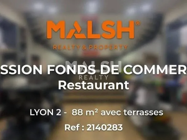 Fonds de commerce 88 m²