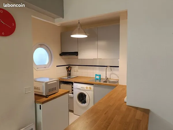 Studio meublé 29 m² avec terrasse - Capitou