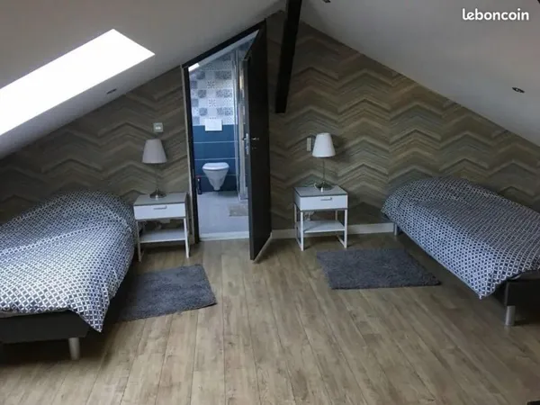 Chambre suite avec sdb privé - colocation vénissieux