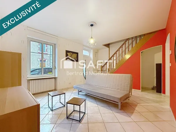 Maison de ville avec jardin 2 chambres possible 4