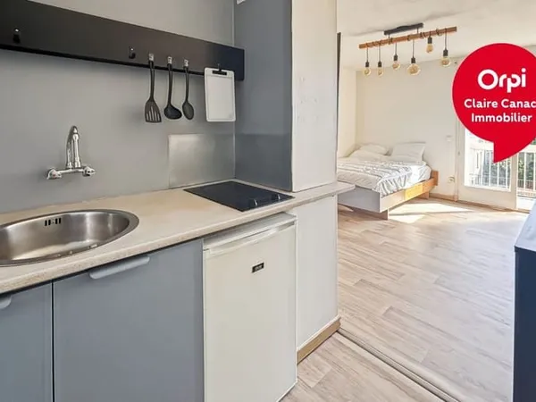 Studio 1 pièce 19 m²