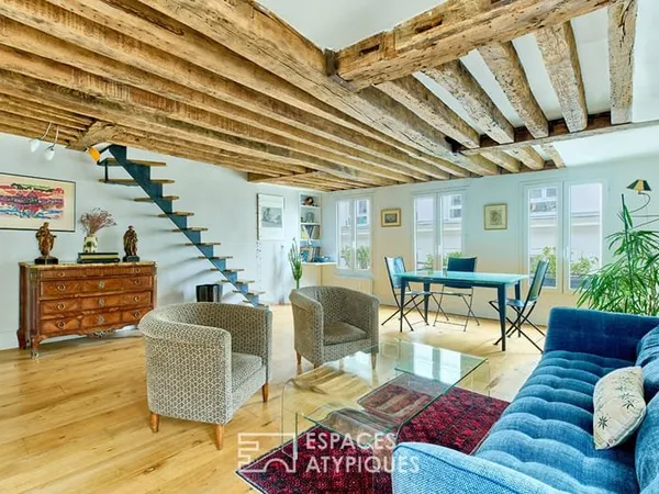 Duplex de charme en dernier étage - Sentier