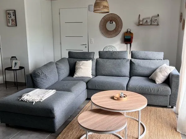 Maison individuelle avec 3 chambres, jardin et garage