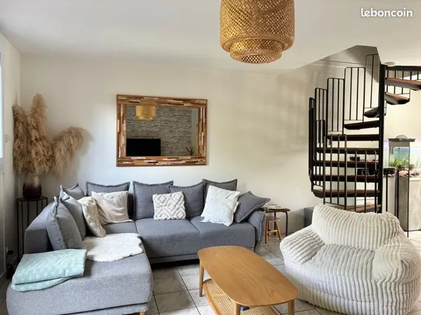 Appartement duplex avec jardin