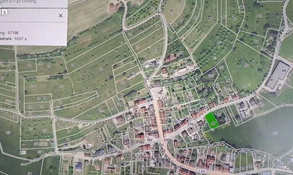 Vente de terrain constructible 10,07 ares