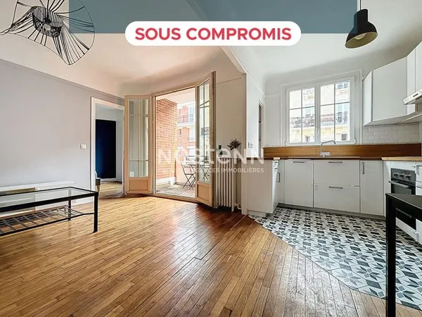 ISSY LES MOULINEAUX - CENTRE VILLE - Vente Appartement 2/3 pièces de 53 m² avec balcon