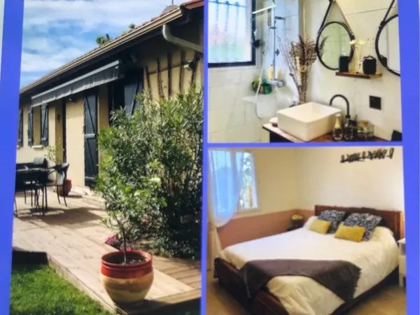 Maison 3 chambres piscine et chalets