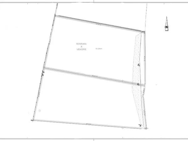 Vente terrain entièrement constructible 